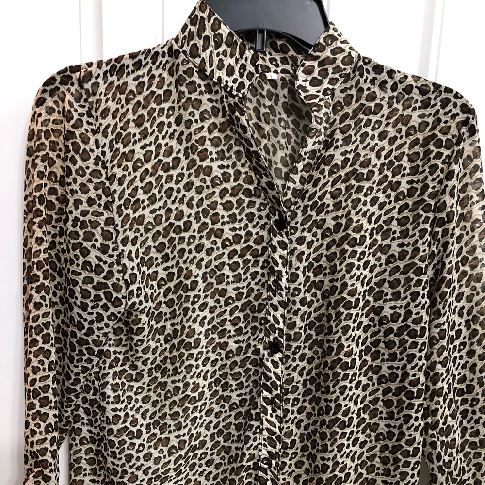 Thin button down